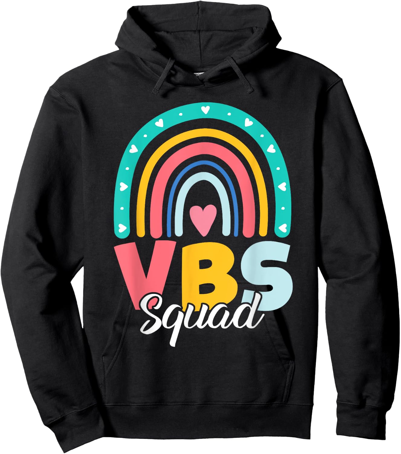 VBS Squad Vacation Bible School Christian Teacher Men Women Hoodie - Hoodie | Black