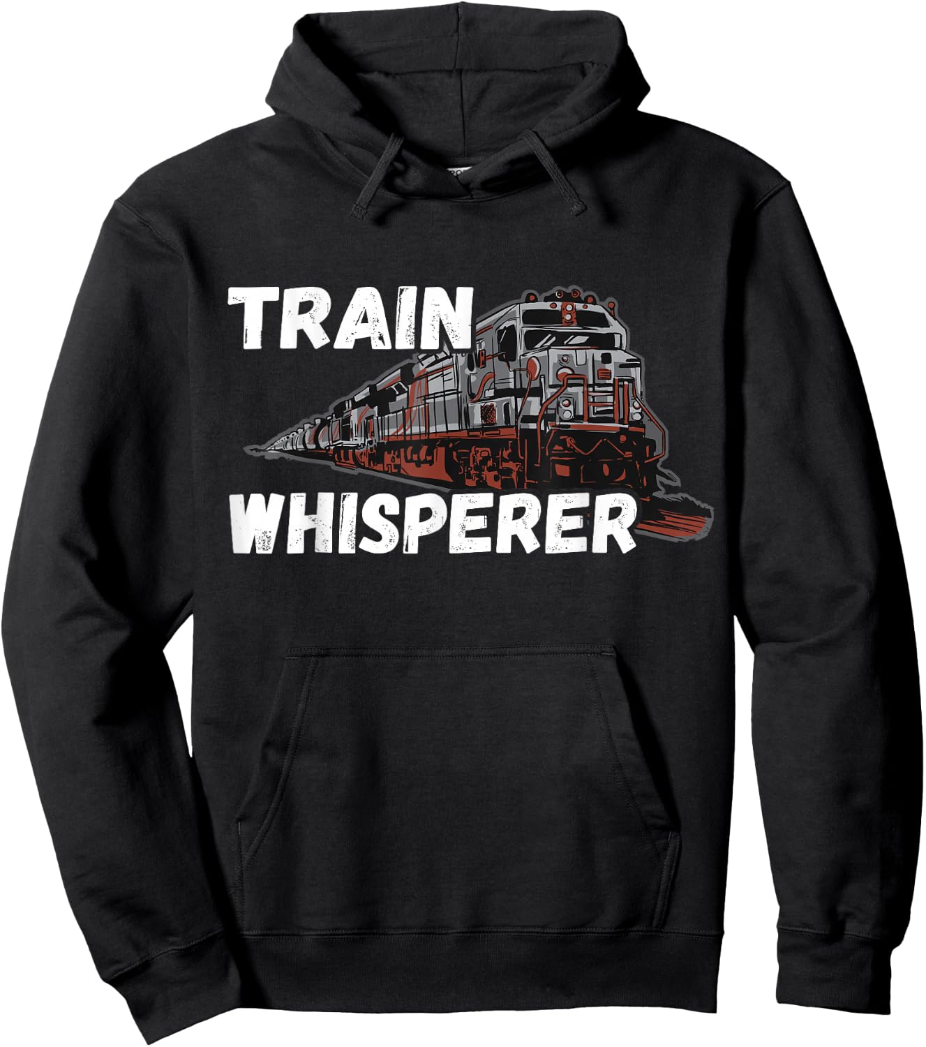 Railroad Train Whisperer Model Train Locomotive Engineer Hoodie - Hoodie | Black
