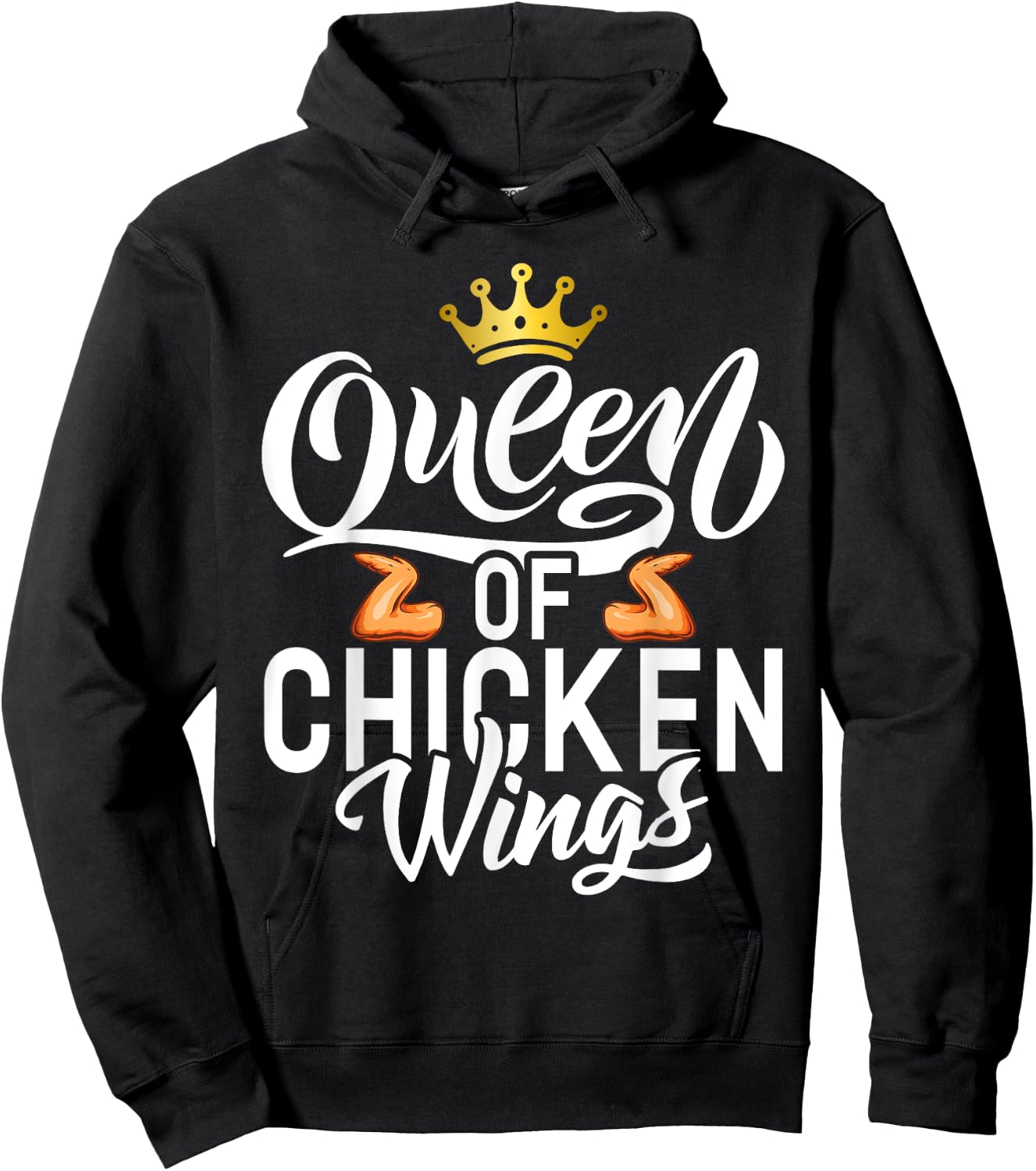 Queen of Chicken Wings Hoodie - Hoodie | Black