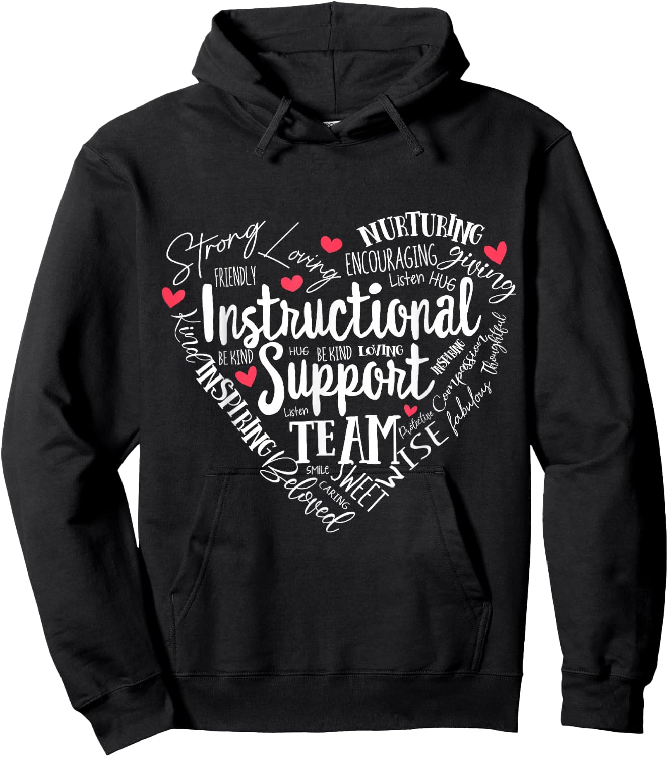 Instructional Coach Instructional Support Team Week Hoodie - Hoodie | Black