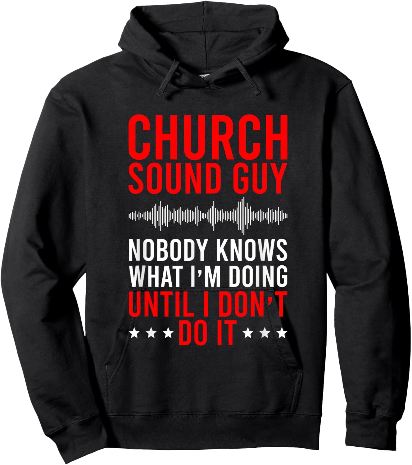 Funny Church Sound Guy Church Sound Technician Hoodie - Hoodie | Black