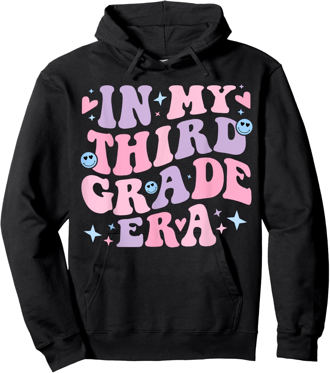 In My 3rd Grade Era Back to School in My Third Grade Era Hoodie - Hoodie | Black