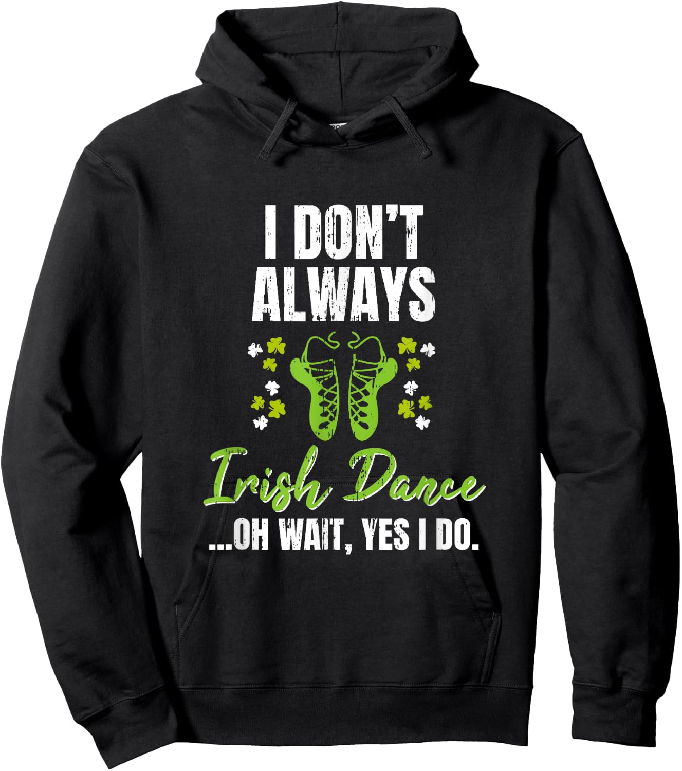 Girl In Poodle Socks Irish Dance Shoes Irish Dancer Hoodie - Hoodie | Black