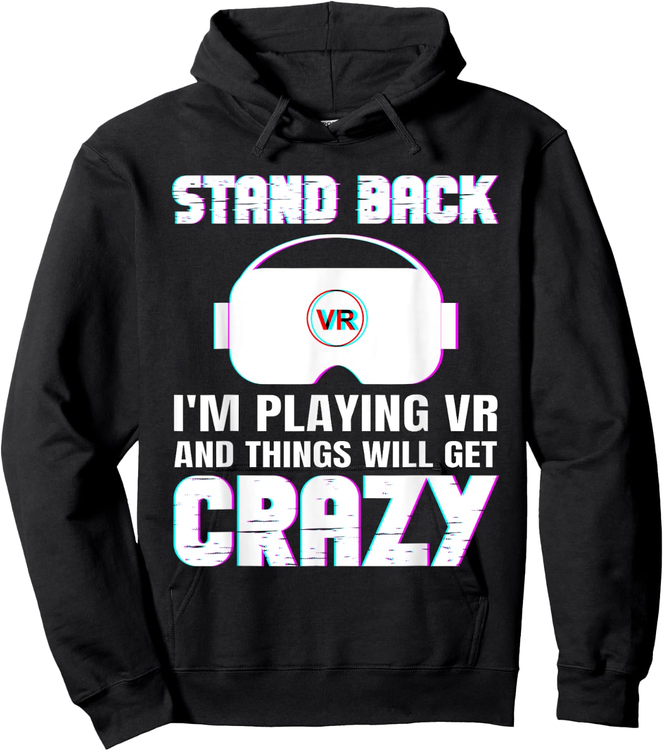 Funny VR Gaming Design Women Virtual Reality Lover Hoodie - Hoodie | Black