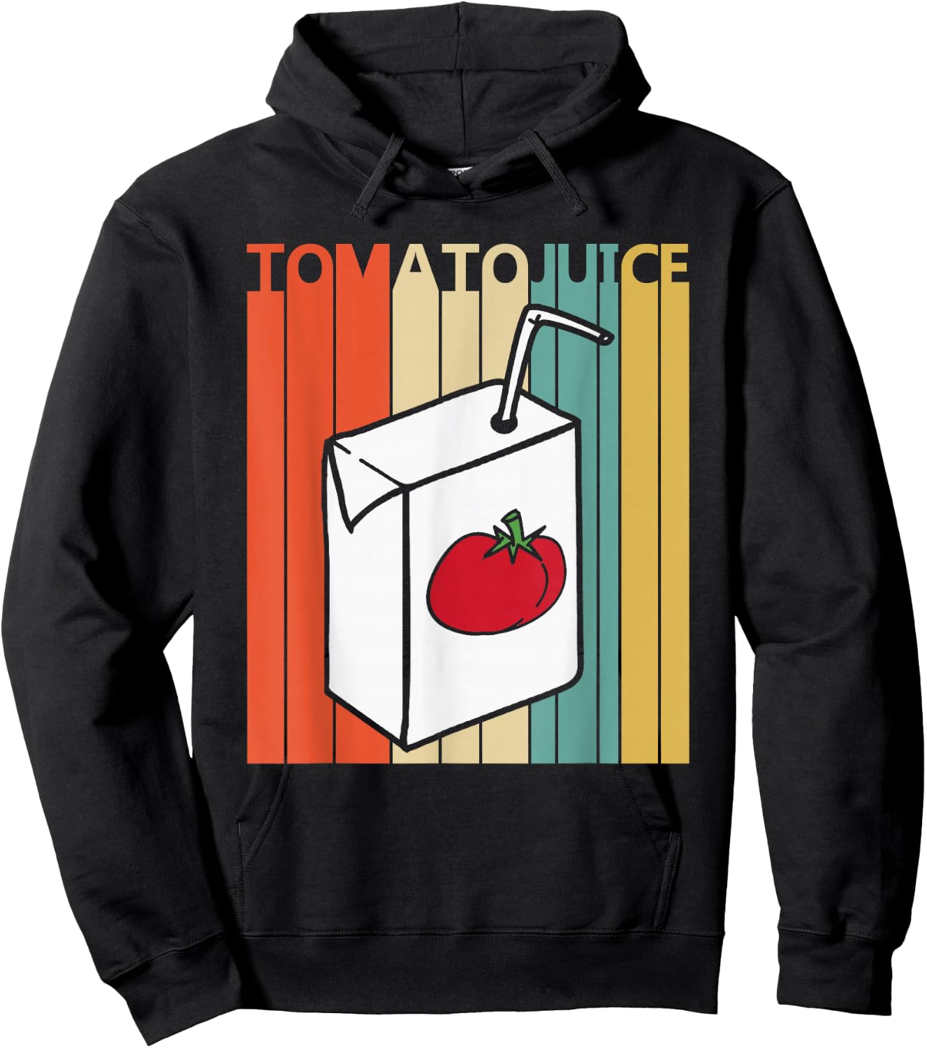Vintage Tomato Juice Hoodie - Hoodie | Black