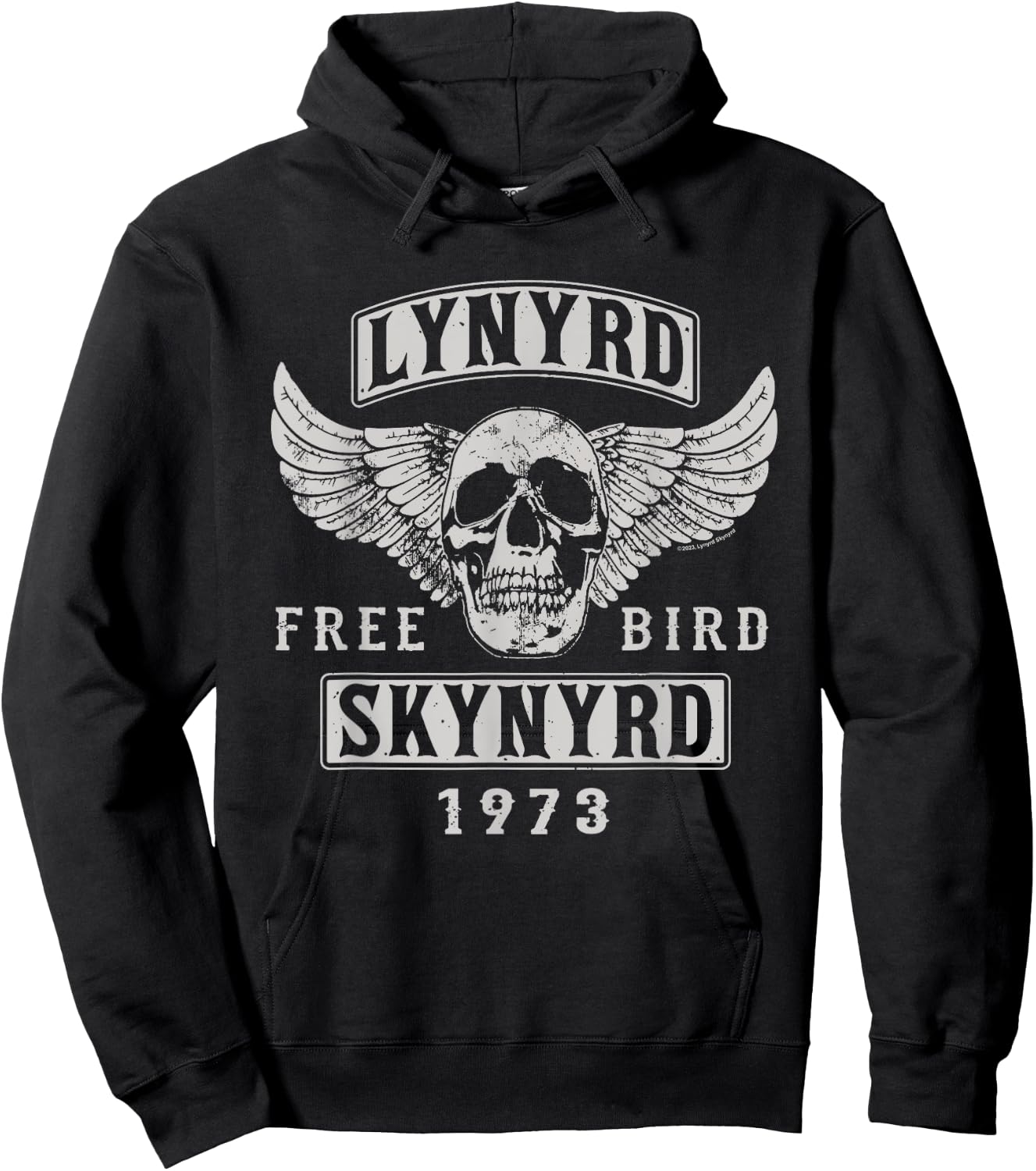 Lynyrd Skynyrd - Free Bird Skull 1973 Hoodie - Hoodie | Black