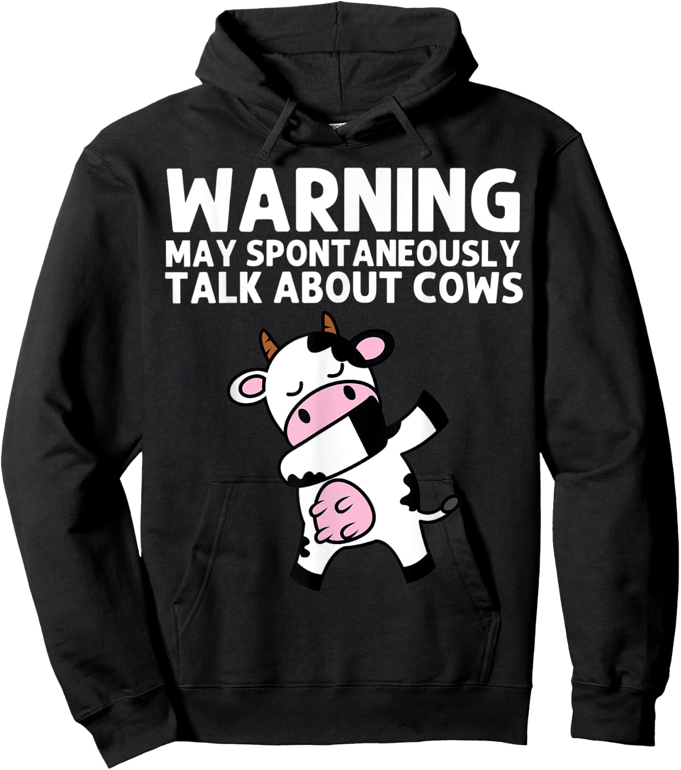 Funny Cow Women Milking Cows Bull Ranch Farm Animal Hoodie - Hoodie | Black