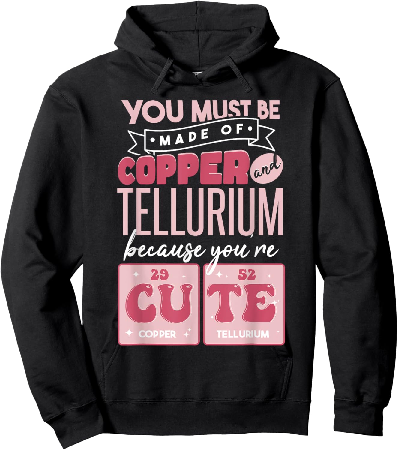 Cute Chemistry Pun Chemist Hoodie - Hoodie | Black