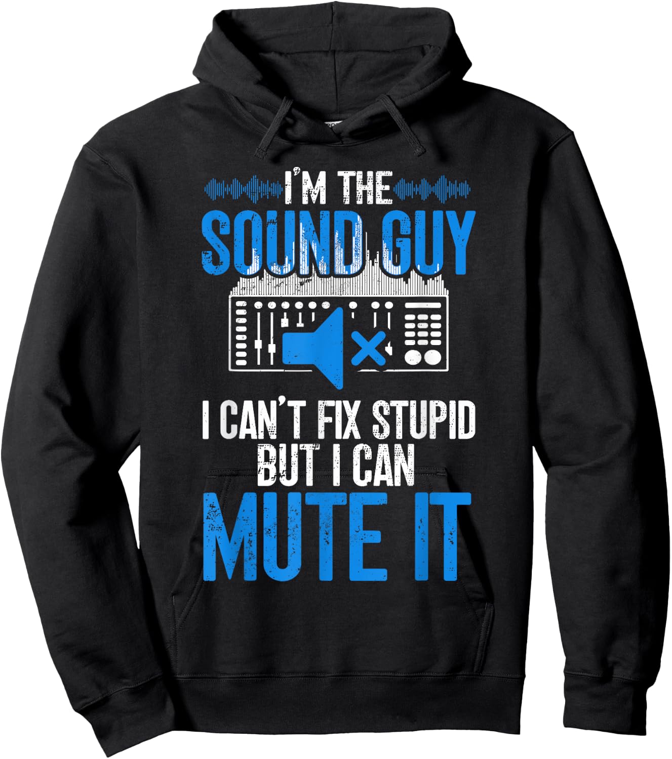 Sound Guy Funny Sound Technician Hoodie - Hoodie | Black