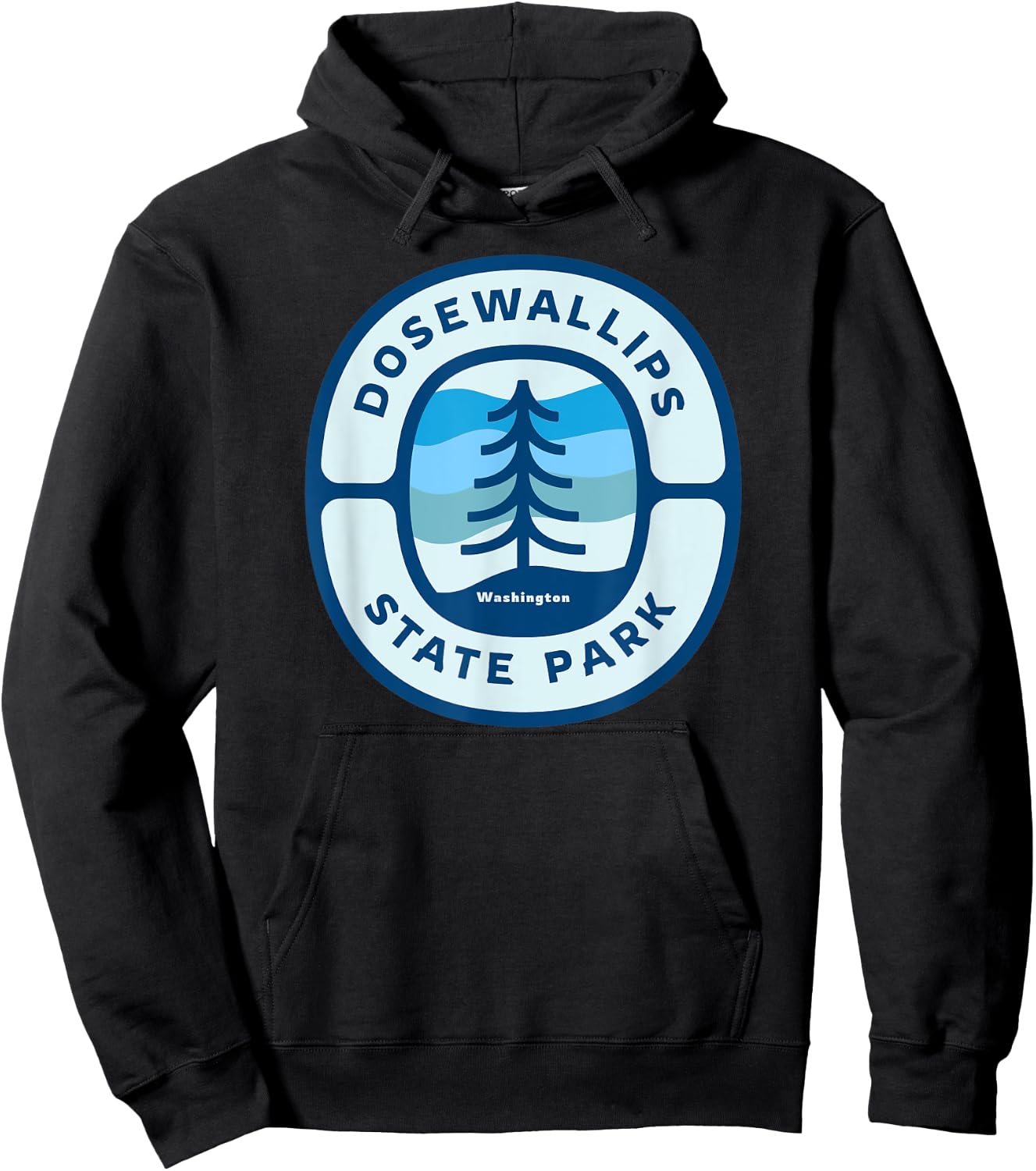 Dosewallips State Park Washington WA Vacation Souvenir Hoodie - Hoodie | Black