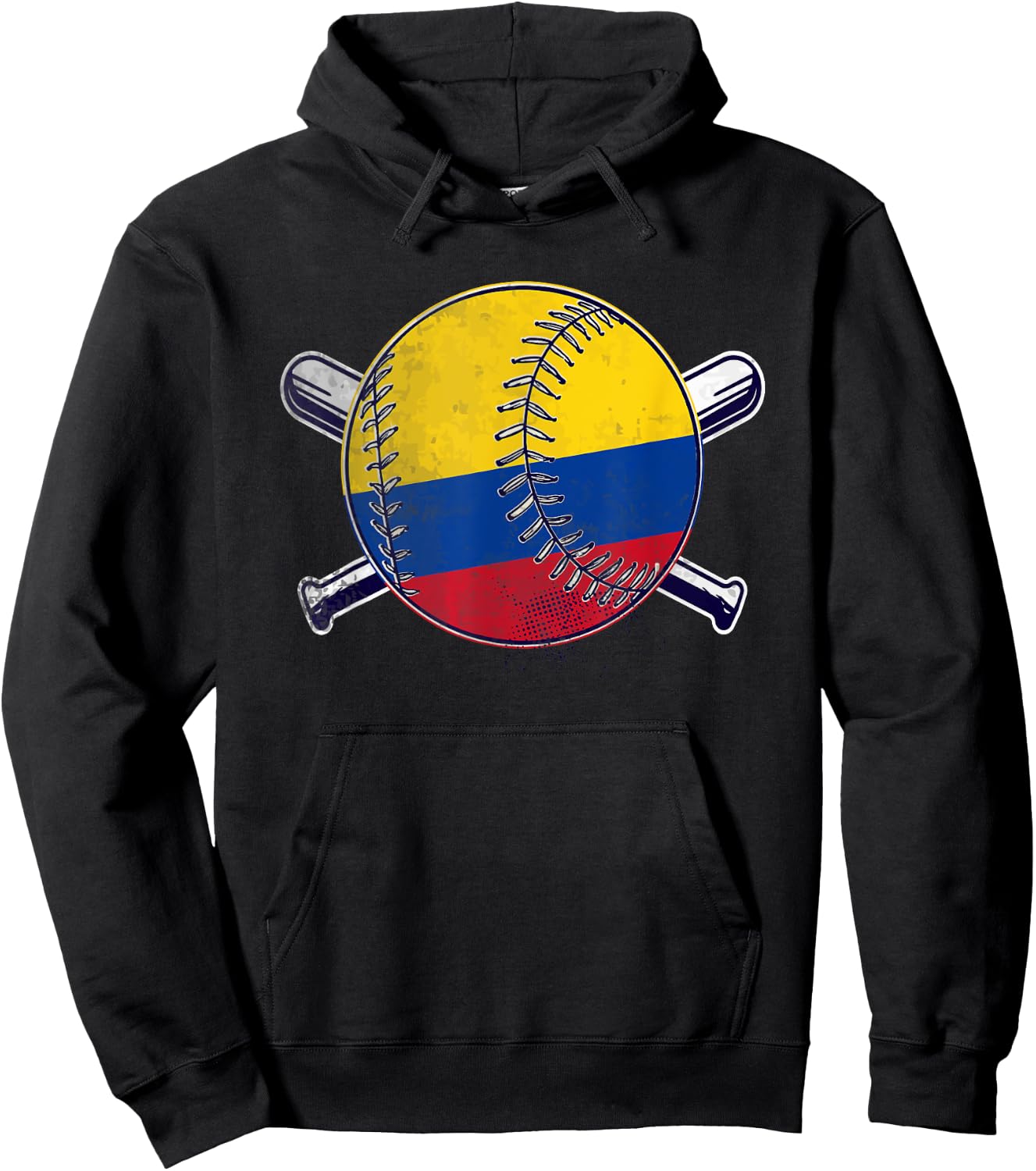 Colombian Baseball Sport Colombia Baseball Hoodie - Hoodie | Black
