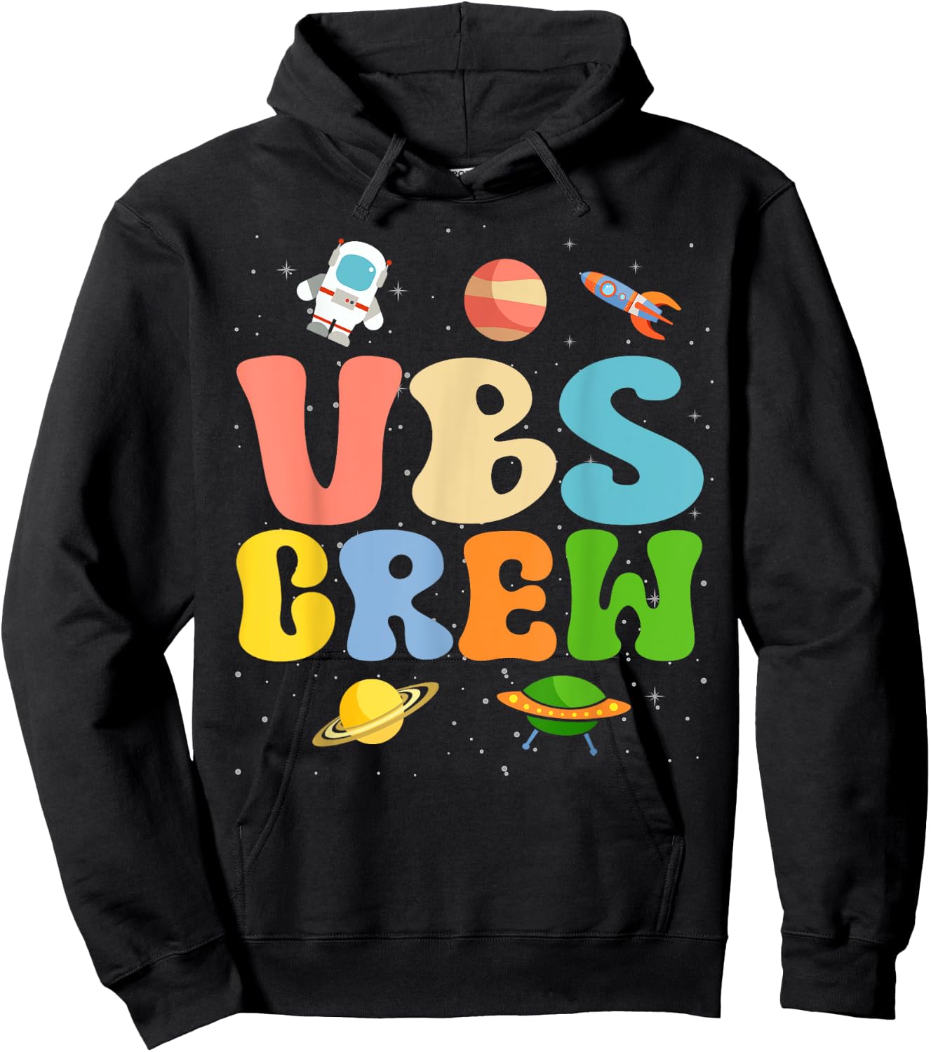 Space VBS Crew Vacation Bible VBS Teacher Christian School Hoodie - Hoodie | Black