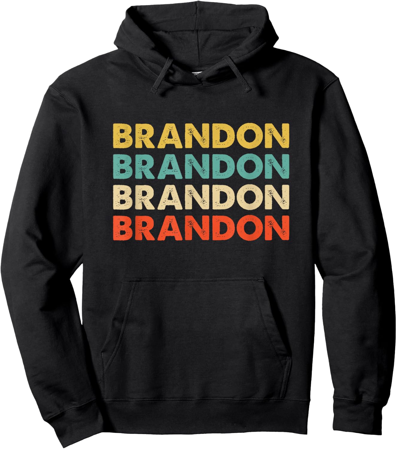 Brandon Name Hoodie - Hoodie | Black