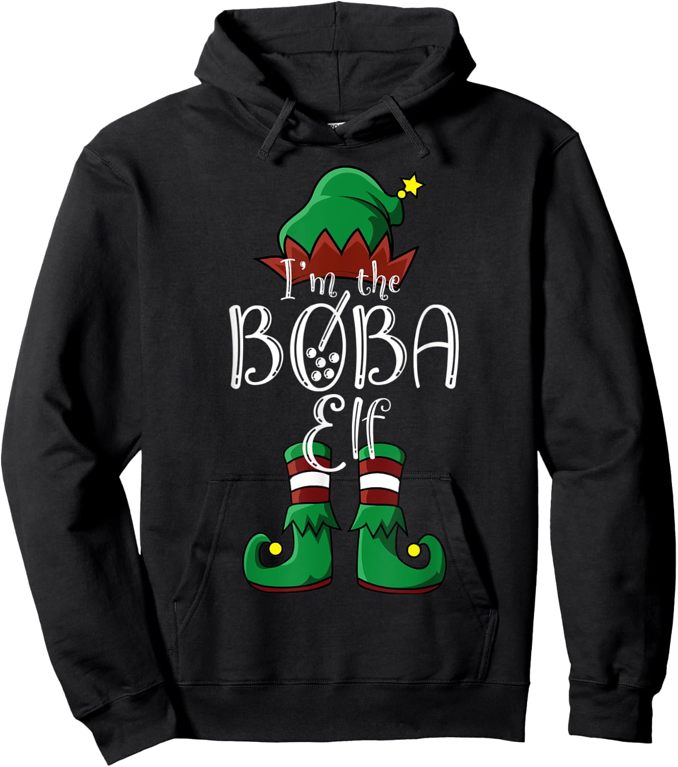 I'm the Boba Elf Christmas Hoodie - Hoodie | Black