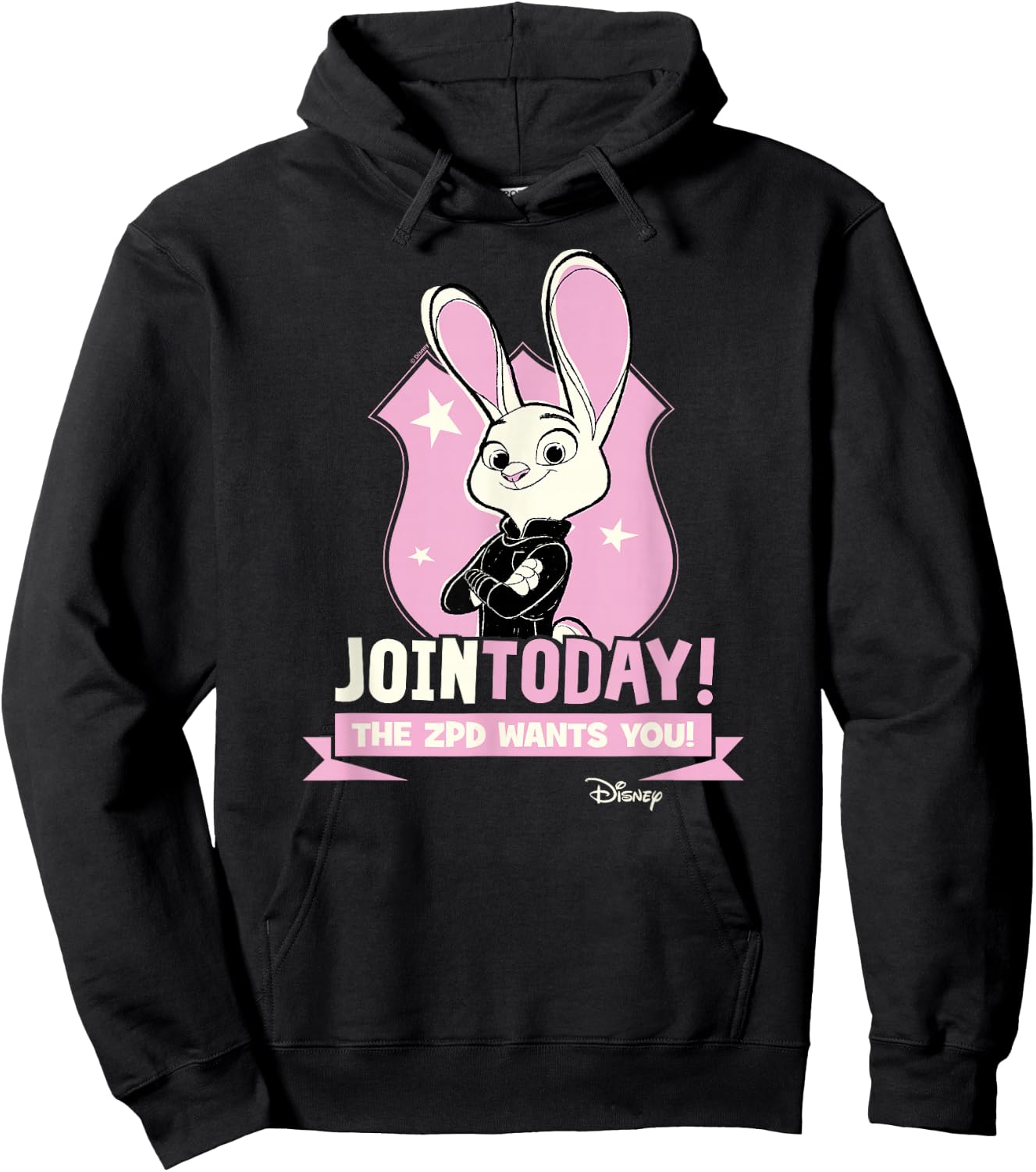 Zootopia - Judy Join Today The ZPD Wants You Hoodie - Hoodie | Black