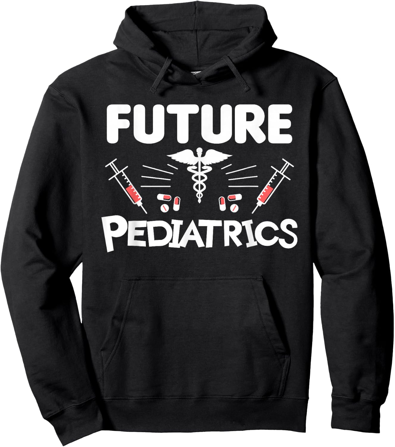 Future Pediatrics Pediatrician Physician Doctor Hoodie - Hoodie | Black