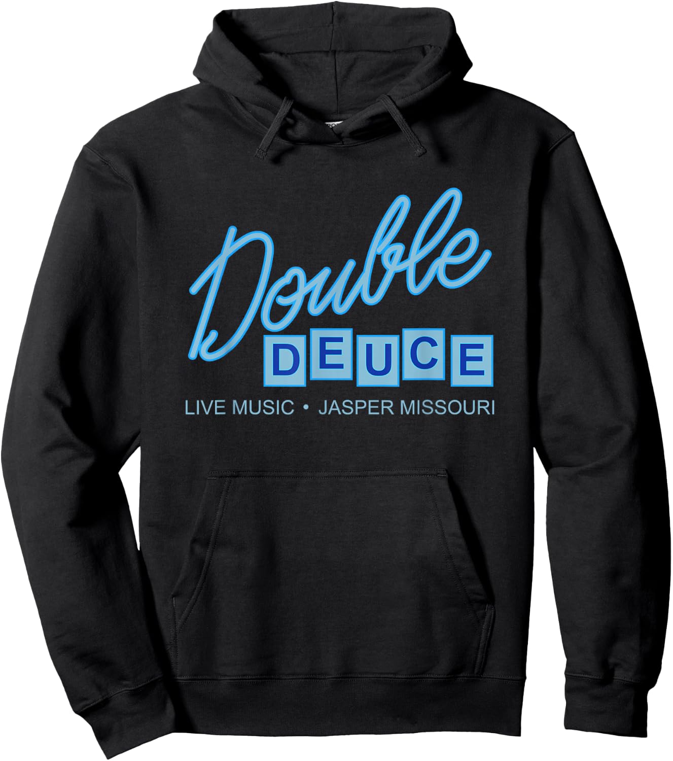 Double Deuce Bar - Jasper Missouri Hoodie - Hoodie | Black