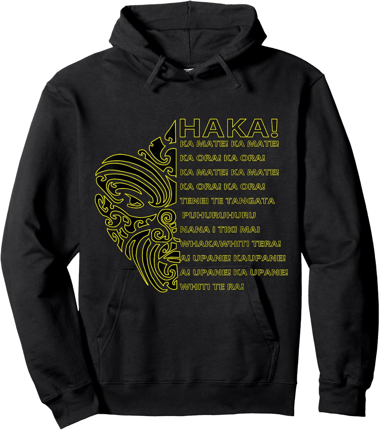Maori Shirt Haka Aotearoa Kia ora New Zealand Rugby Tattoos Hoodie - Hoodie | Black