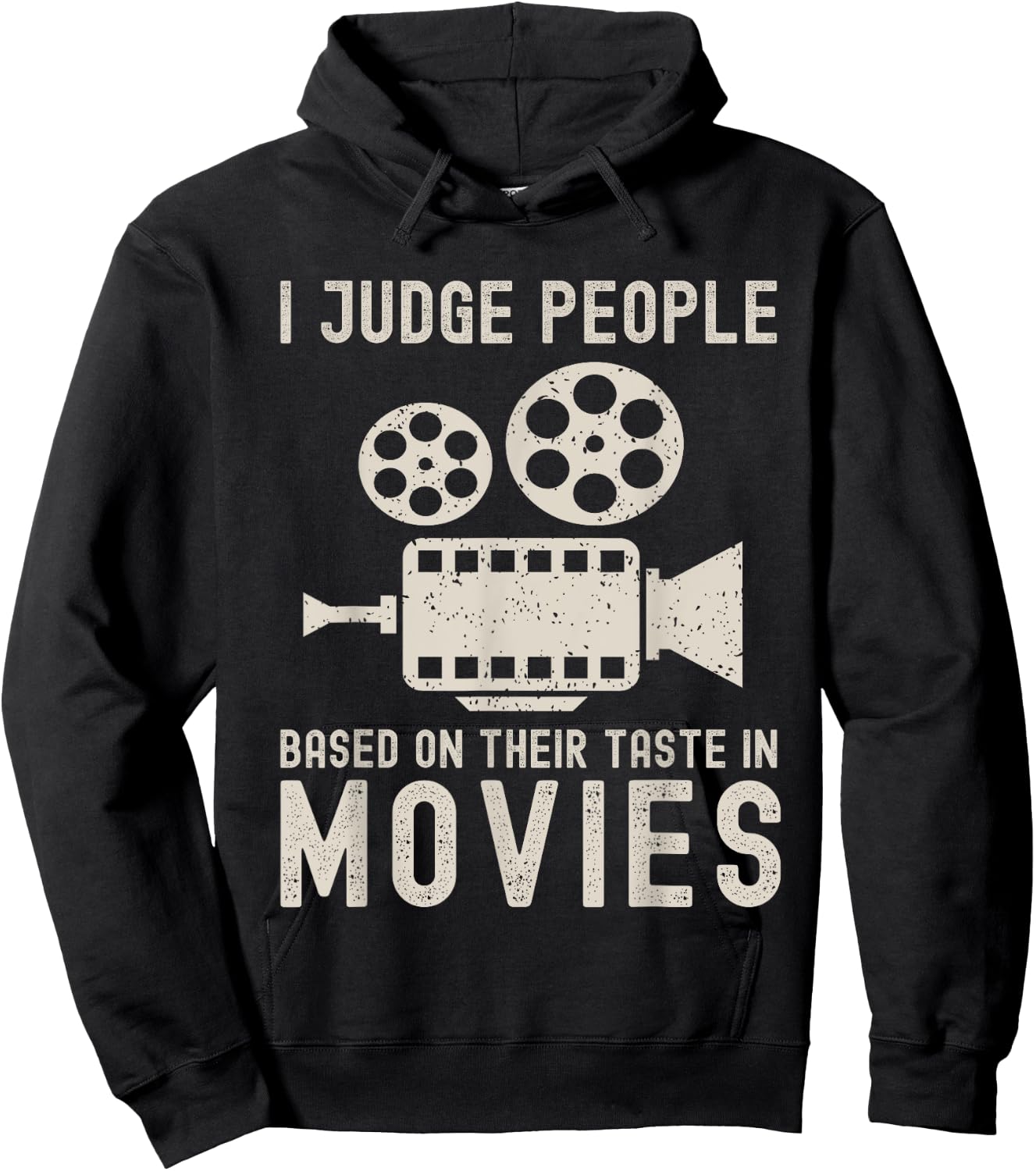 Movie lover saying for cineaste and movie connoisseur Hoodie - Hoodie | Black