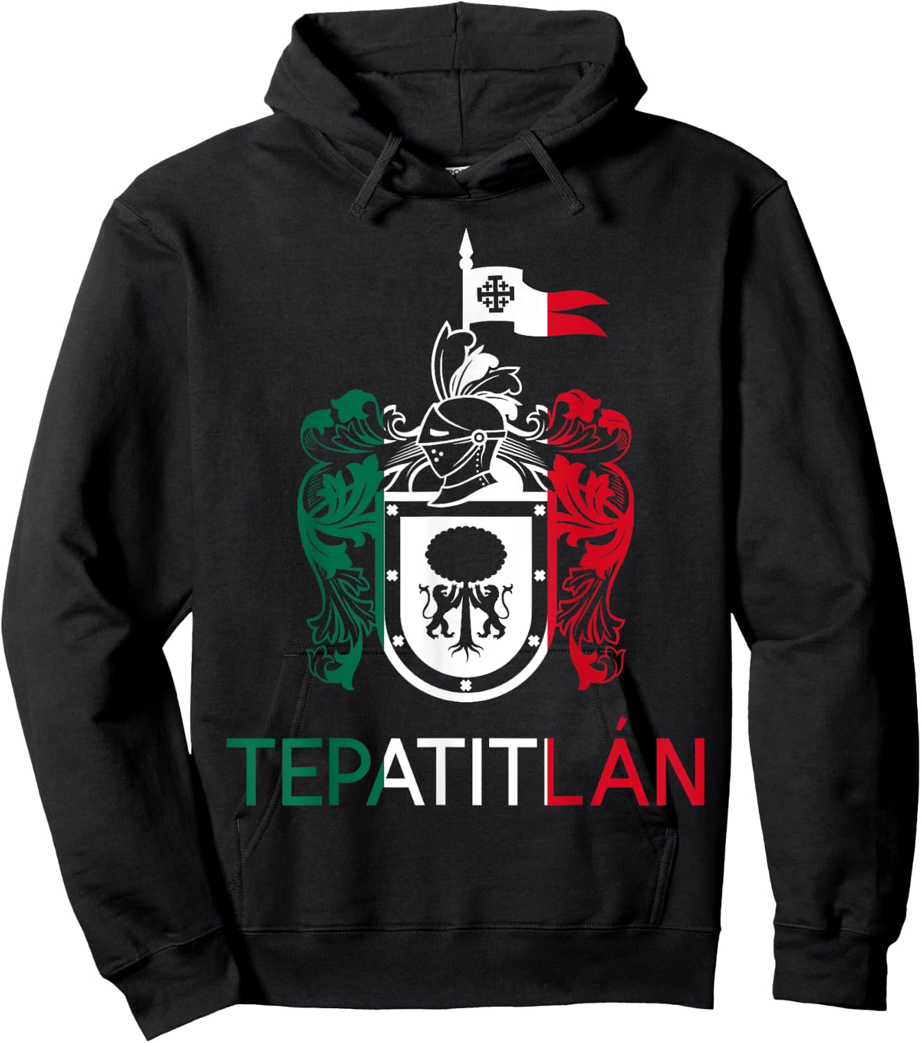 Tepatitlan Jalisco Estado De Mexico Escudo Eagle Aguila Hoodie - Hoodie | Black