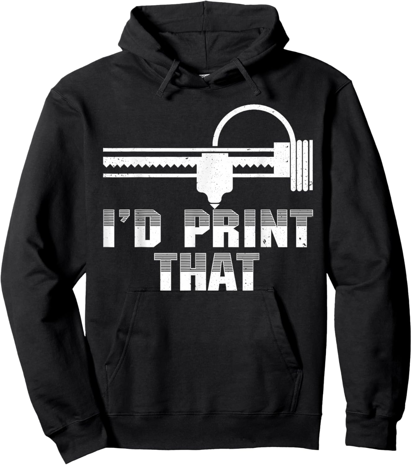 Cute 3D Printing Women 3D Printer Lovers Print Geeks Hoodie - Hoodie | Black