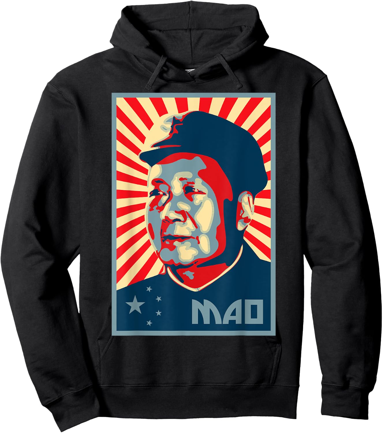 Mao Zedong Tse Tung Chairman Mao China Chinese Patriot Hoodie - Hoodie | Black