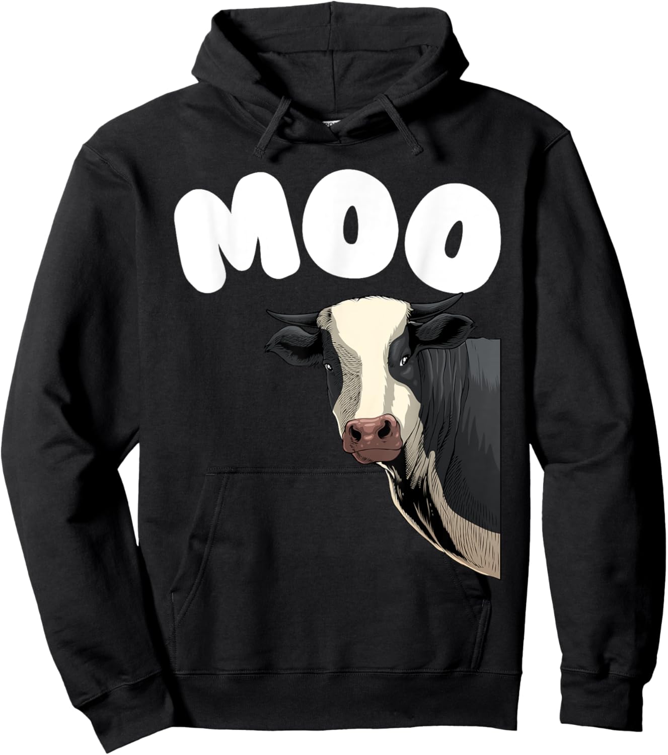 Cool Cow Women Moo Cow Farmer Herd Cows Cattle Lover Hoodie - Hoodie | Black