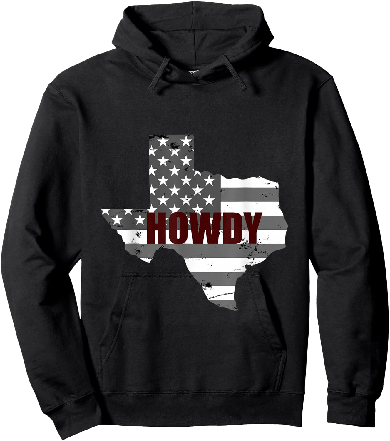 Texas Howdy USA American Flag Gig'em A&M Hoodie - Hoodie | Black