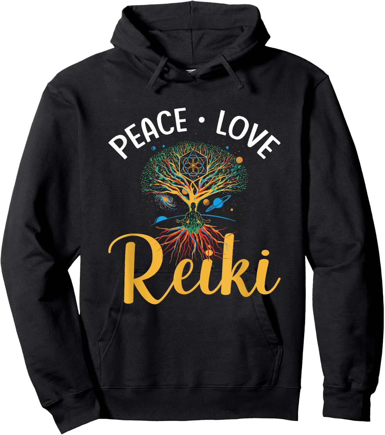 Holistic Reiki Healing Reiki Practitioner Hoodie - Hoodie | Black