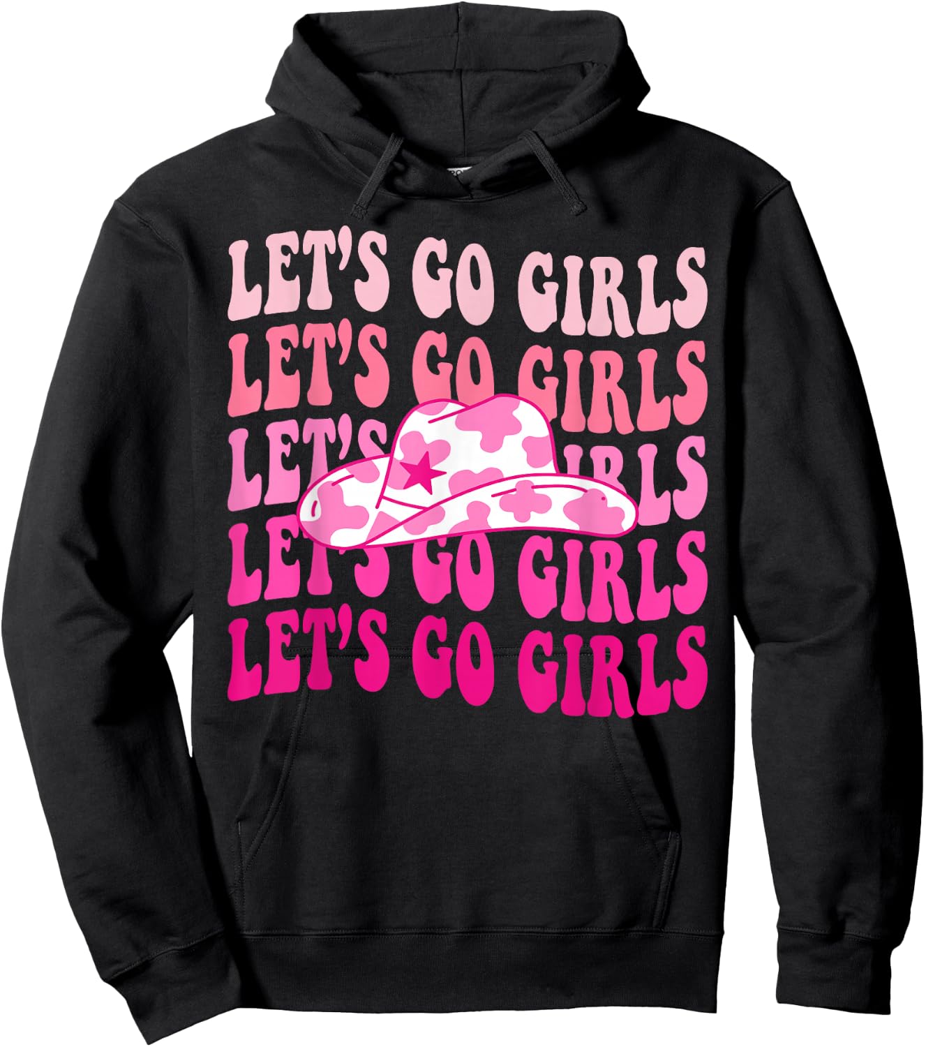 Let's Go Girls Groovy Man I Feel Like a Bride Bachelorette Small Hoodie - Hoodie | Black