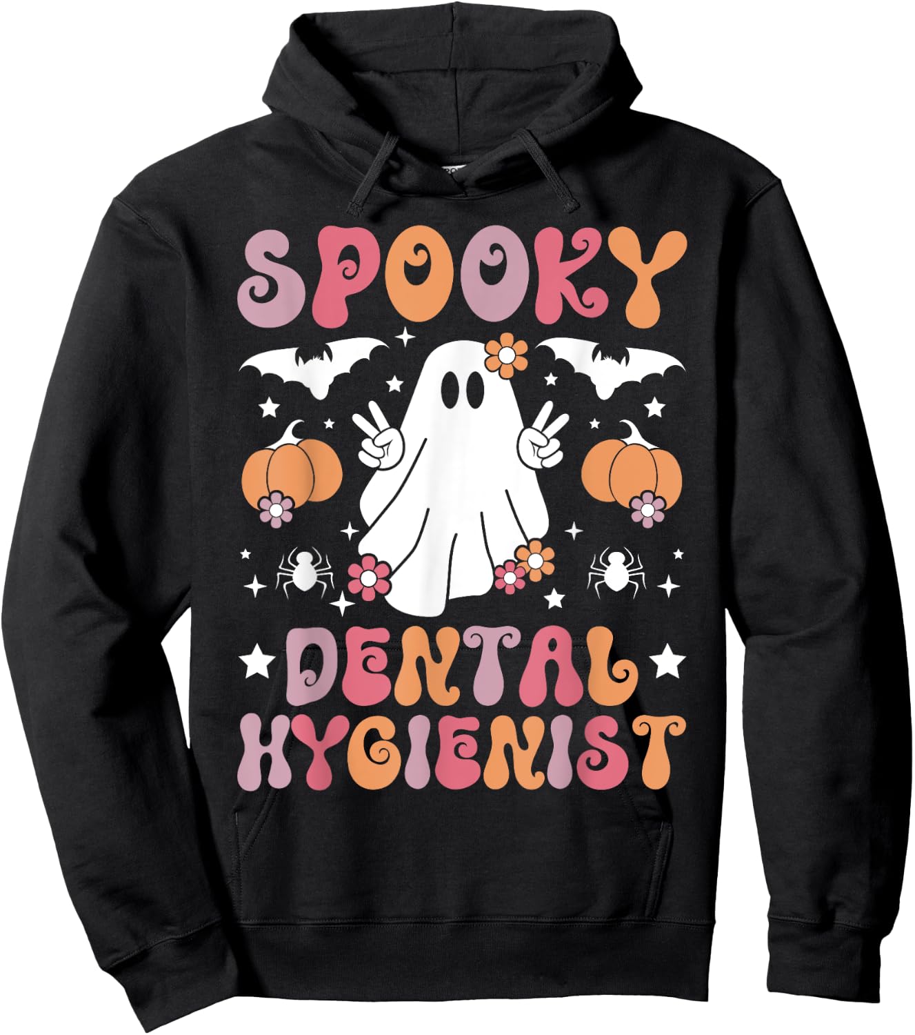 Spooky Dental Hygienist Halloween Dental Hygienist Hoodie - Hoodie | Black