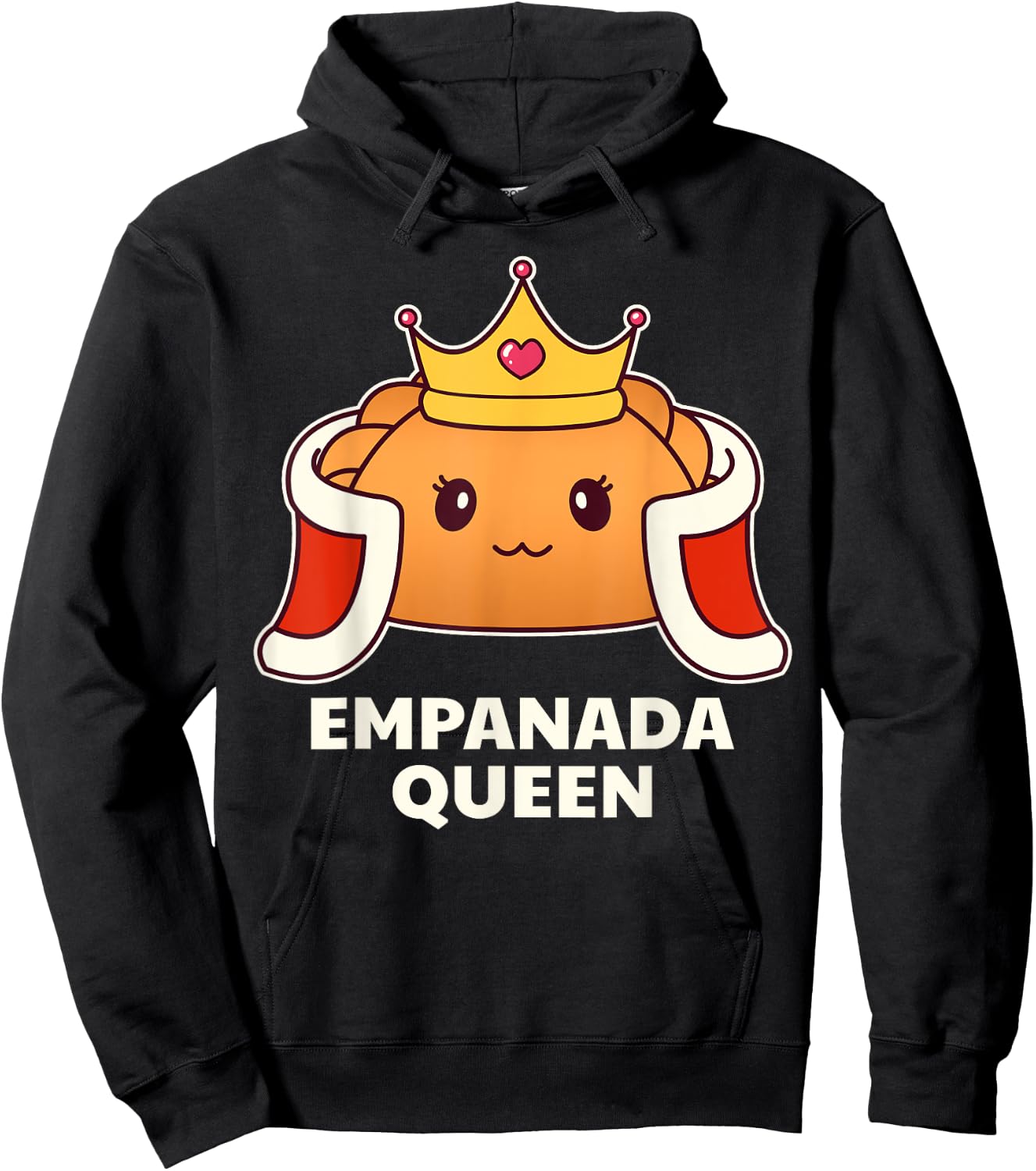 Empanada Queen - Funny Street Food Hoodie - Hoodie | Black