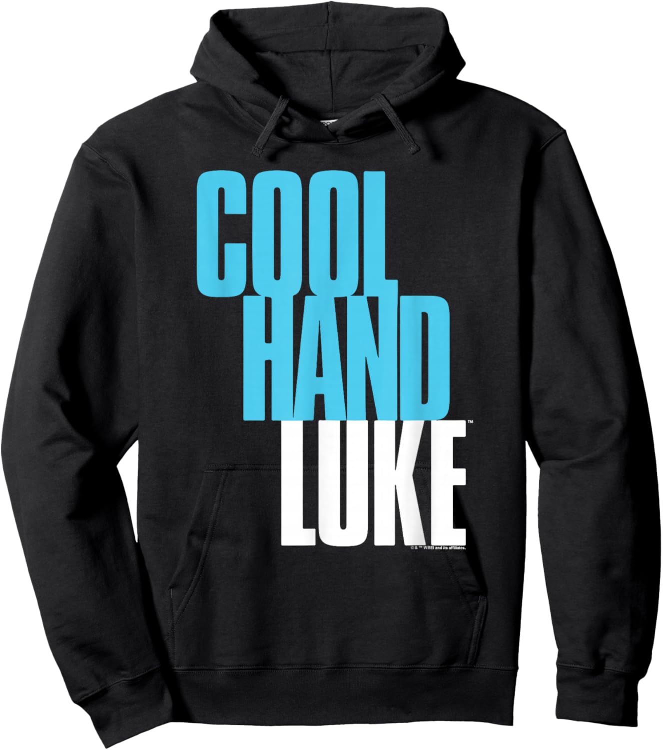 WB100 Cool Hand Luke Bold Vintage Movie Logo Hoodie - Hoodie | Black