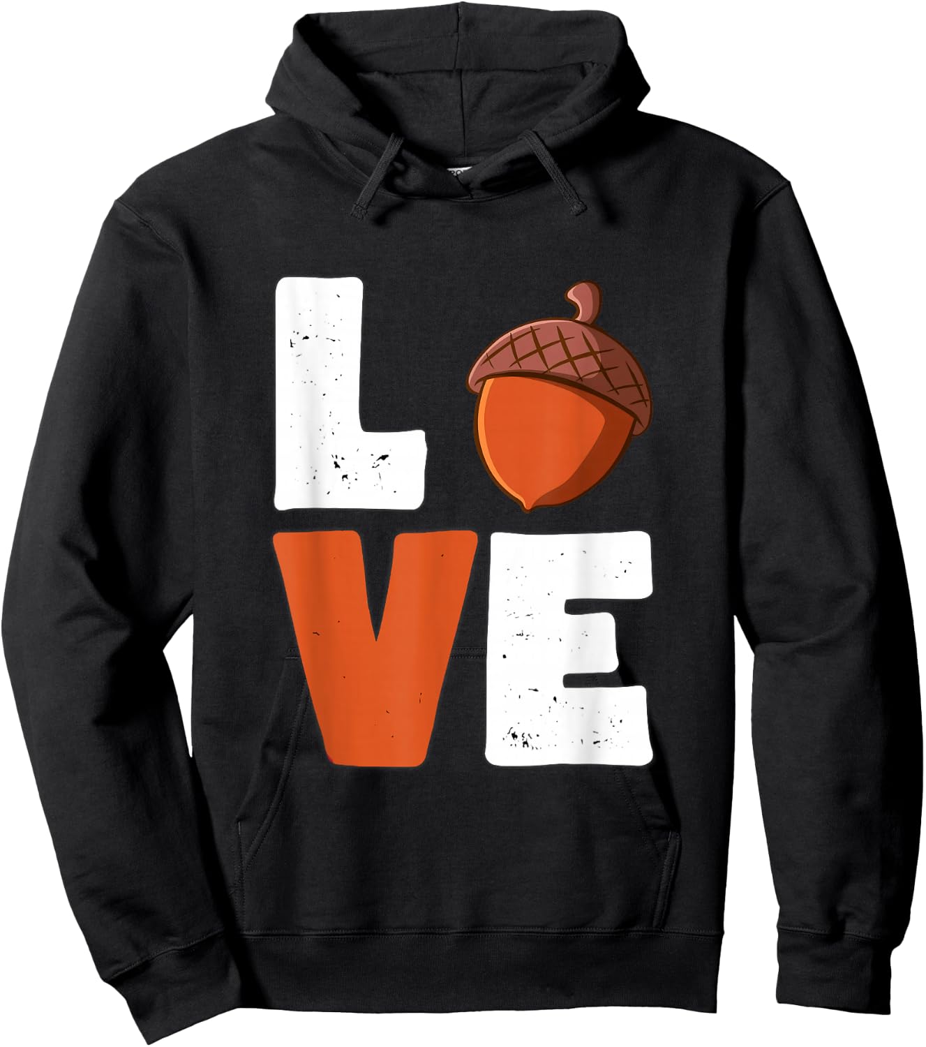 Love Acorn women Shirt acorn Lovers for girls, men and kids Hoodie - Hoodie | Black