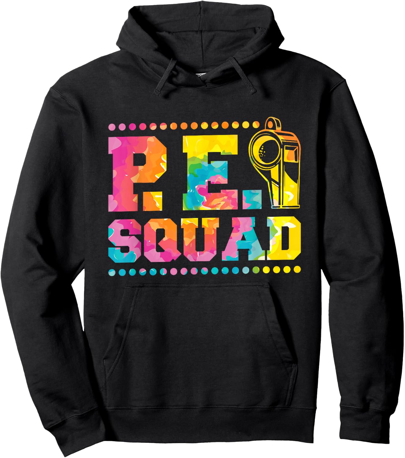 Pe Squad, Physical Education Teacher and PE Squad Hoodie - Hoodie | Black