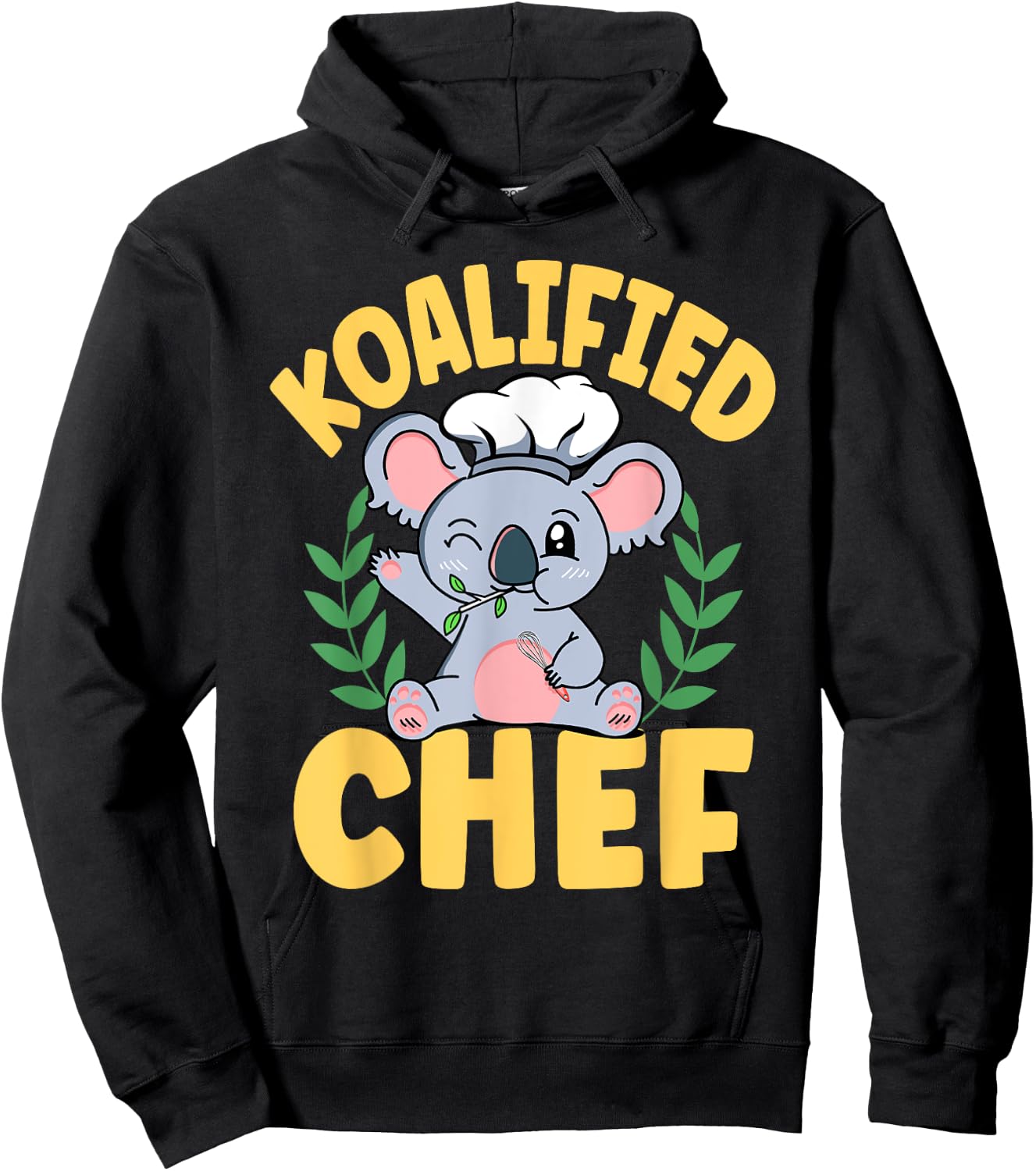 Cute Australian Animal Koala Bears Koalified Chef Hoodie - Hoodie | Black