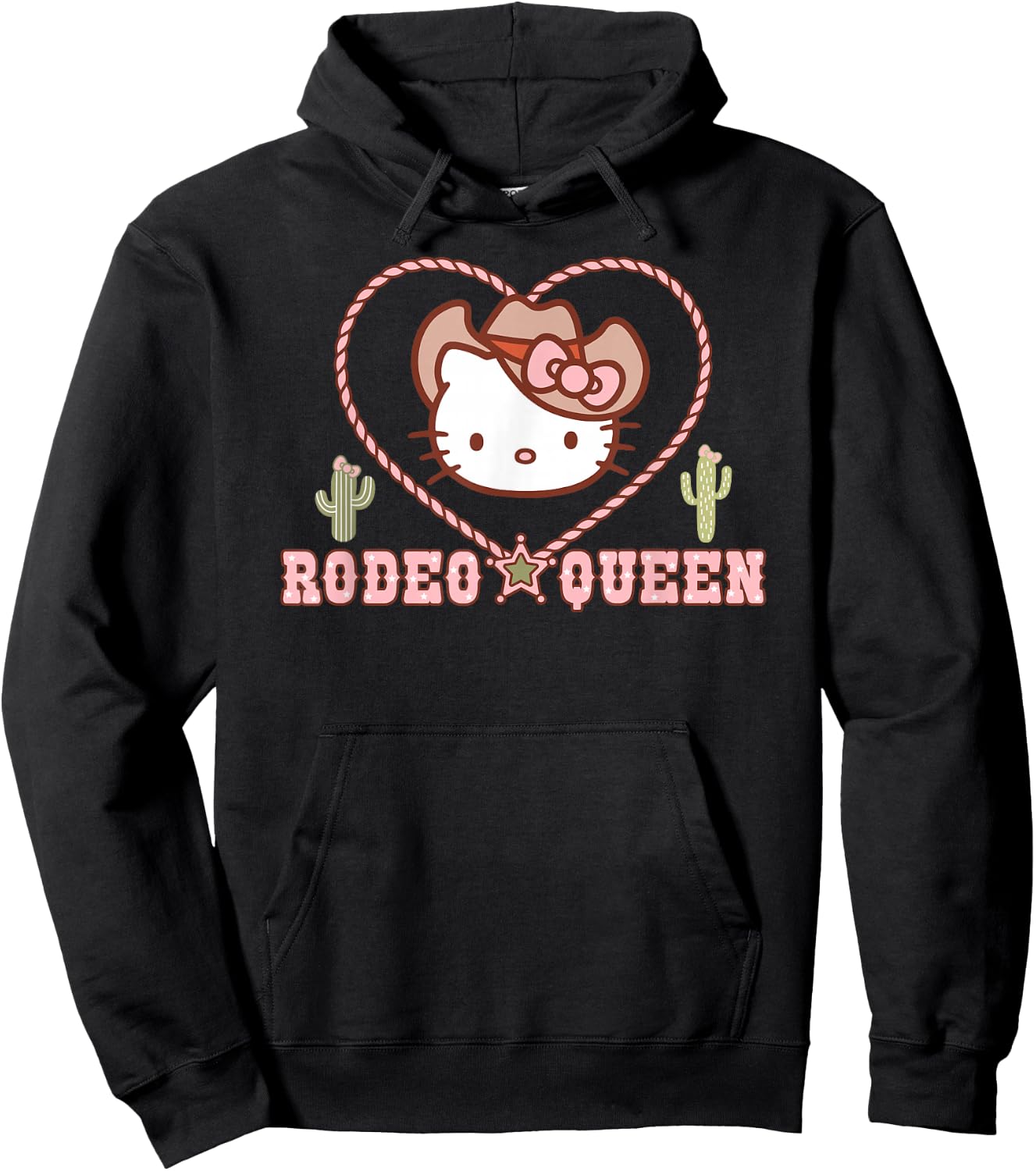 Hello Kitty Rodeo Queen Hoodie - Hoodie | Black
