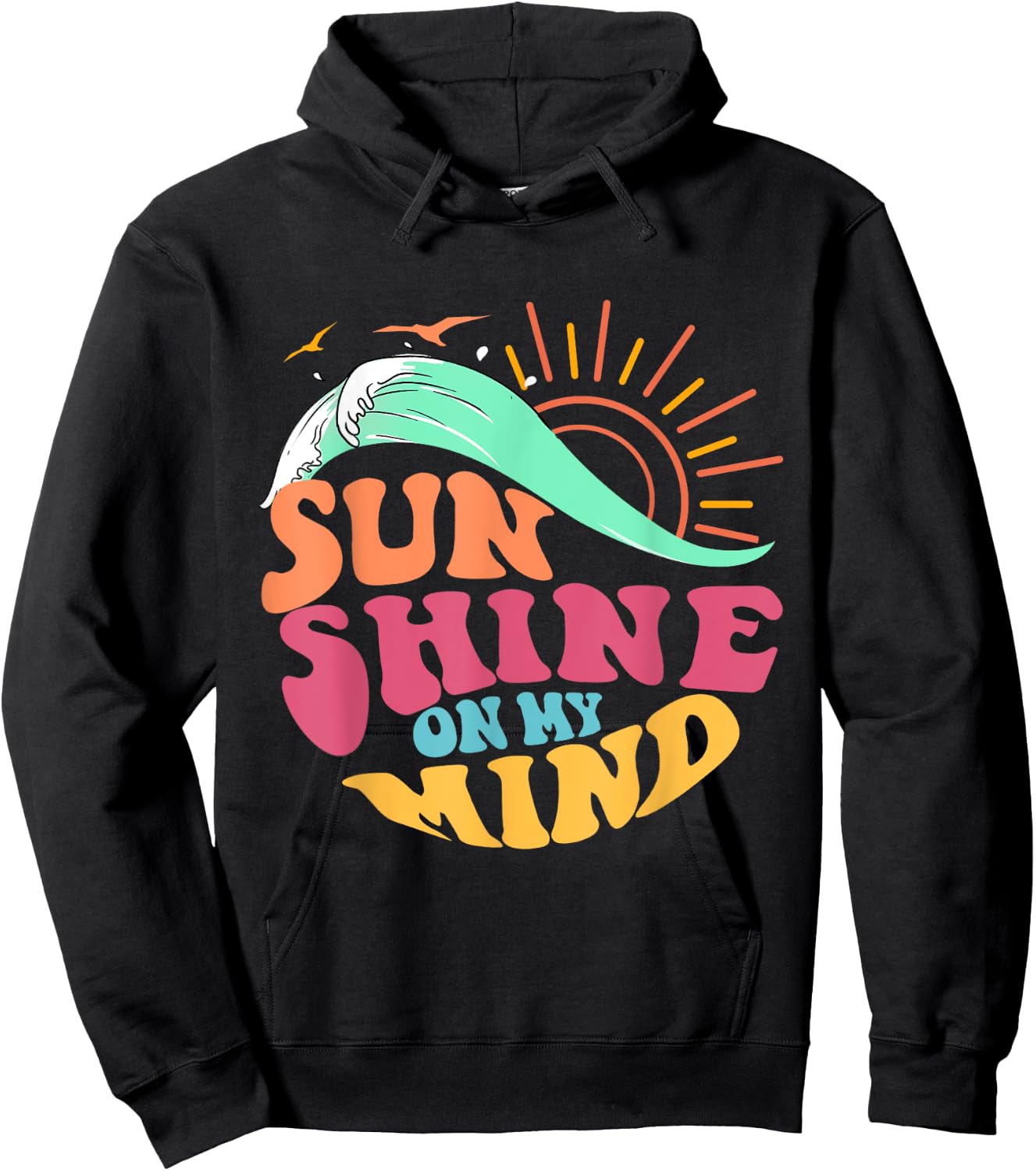 Summer Sunshine On My Mind Beach Trip Family Trip Women Men Hoodie - Hoodie | Black