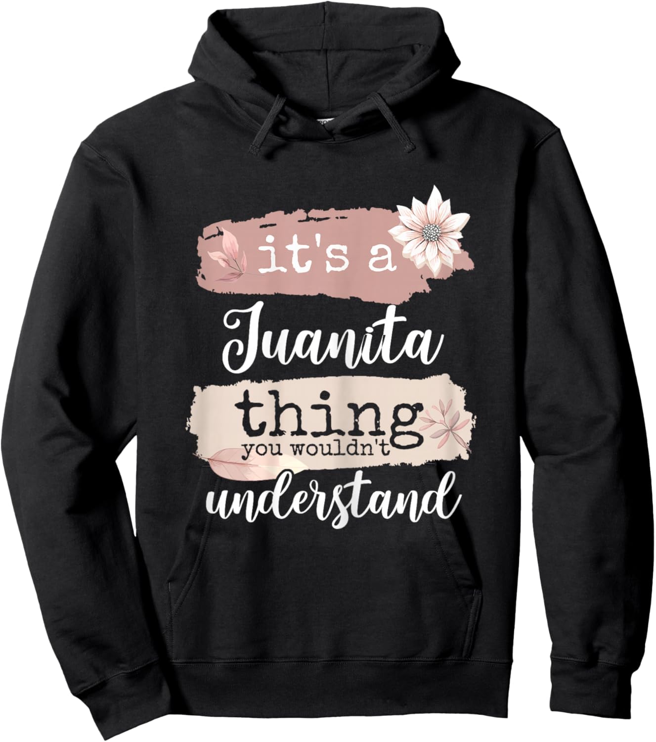 It's a Juanita thing Hoodie - Hoodie | Black