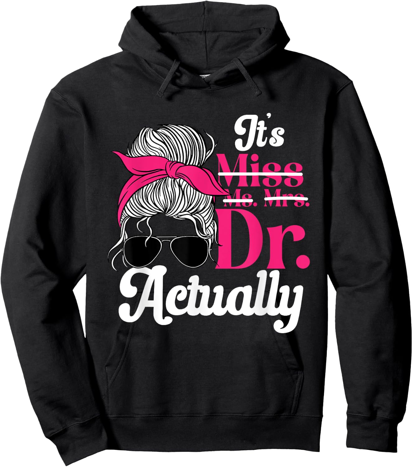 PhD Graduate Doctorate Degree Ph.D. Graduation Doctor Women Hoodie - Hoodie | Black