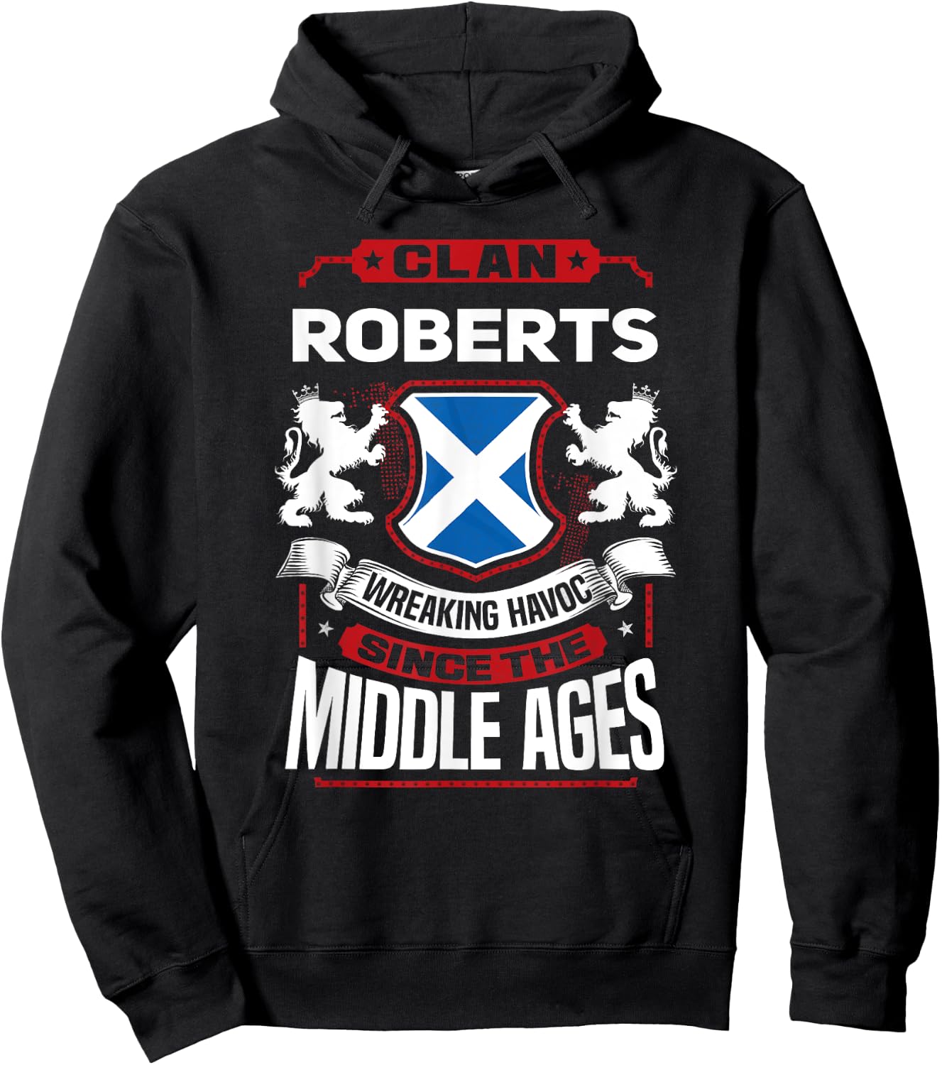 Clan Roberts Scottish Surname Family Reunion Scotland Hoodie - Hoodie | Black
