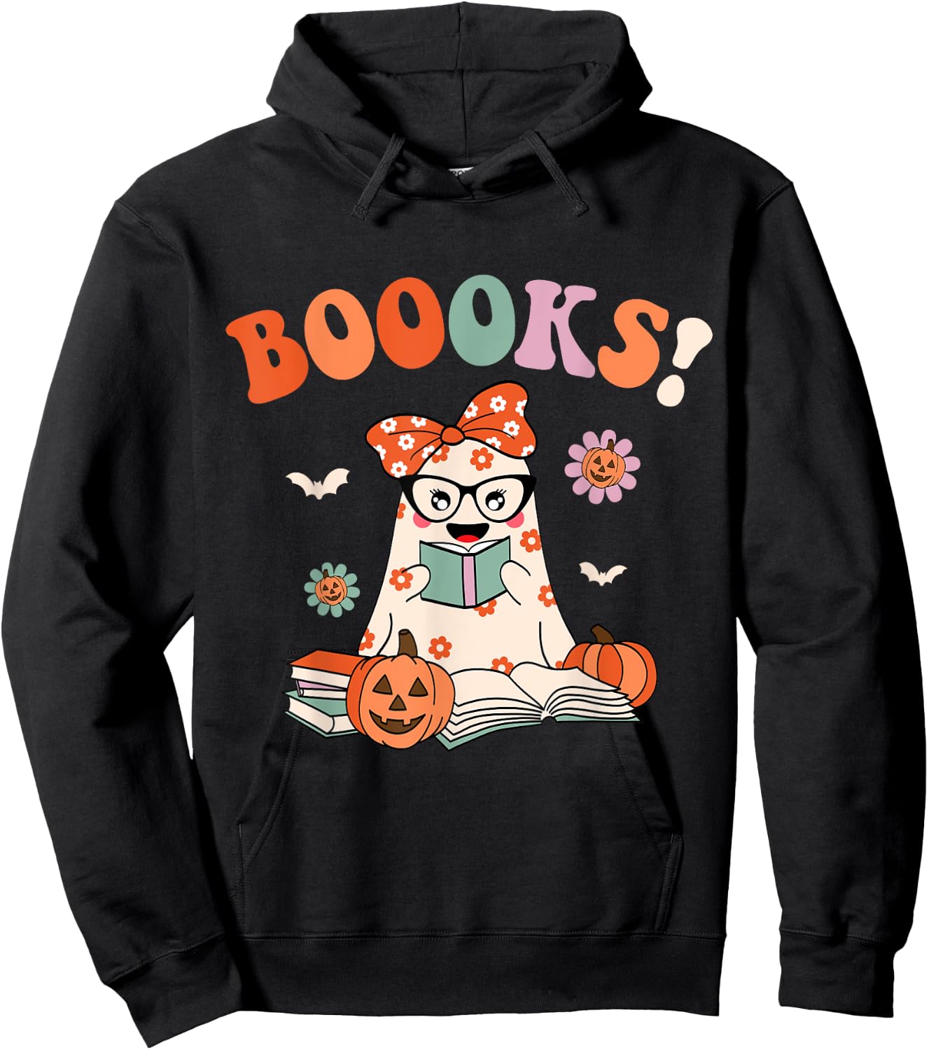 Read More Books Spooky Teacher Cute Halloween Women Men Hoodie - Hoodie | Black