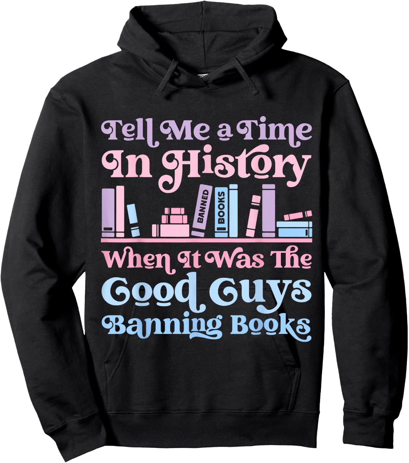 Reading Banned Books Reader Read Banned Books Women Hoodie - Hoodie | Black