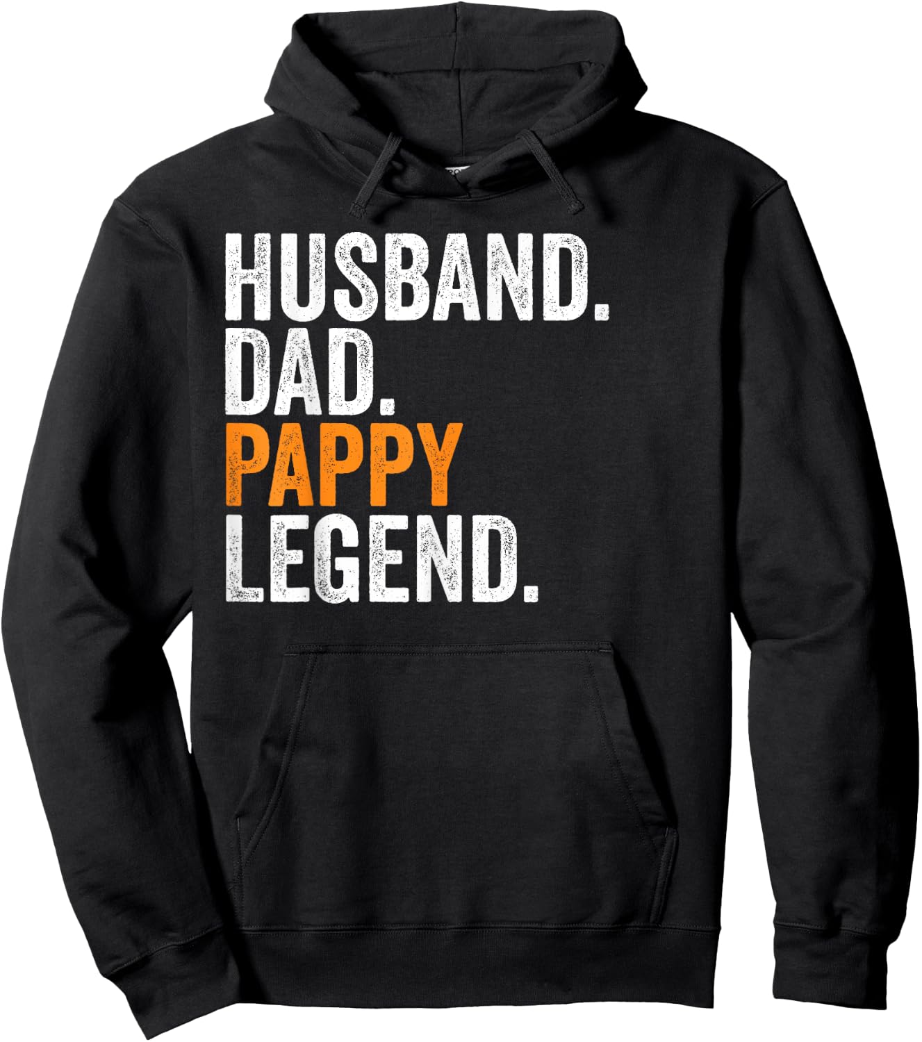 Husband Dad Pappy Legend Funny Occupation Office Hoodie - Hoodie | Black