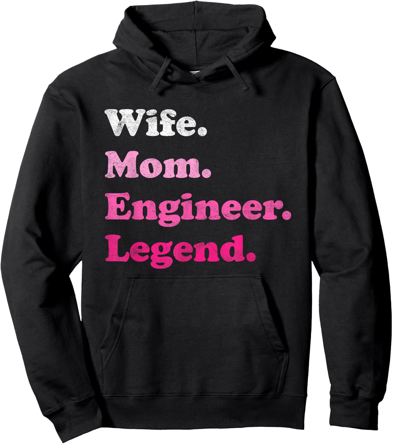 Engineer for Mom or Wife for Mother's Day Hoodie - Hoodie | Black