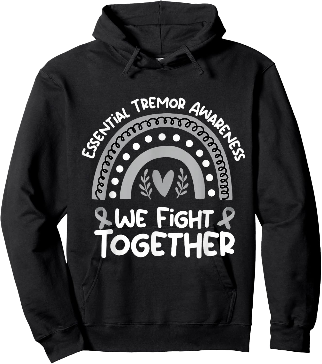 We Fight Together | Essential Tremor Awareness Month Hoodie - Hoodie | Black