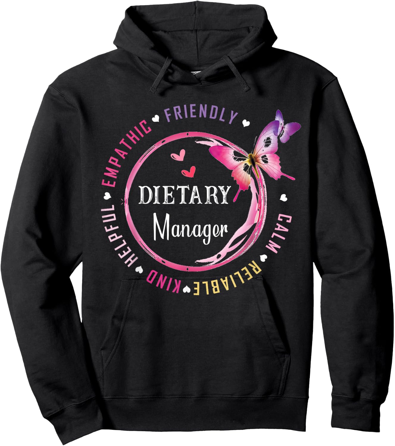 Dietary Manager Appreciation Week Healthcare Dietitian Squad Hoodie - Hoodie | Black