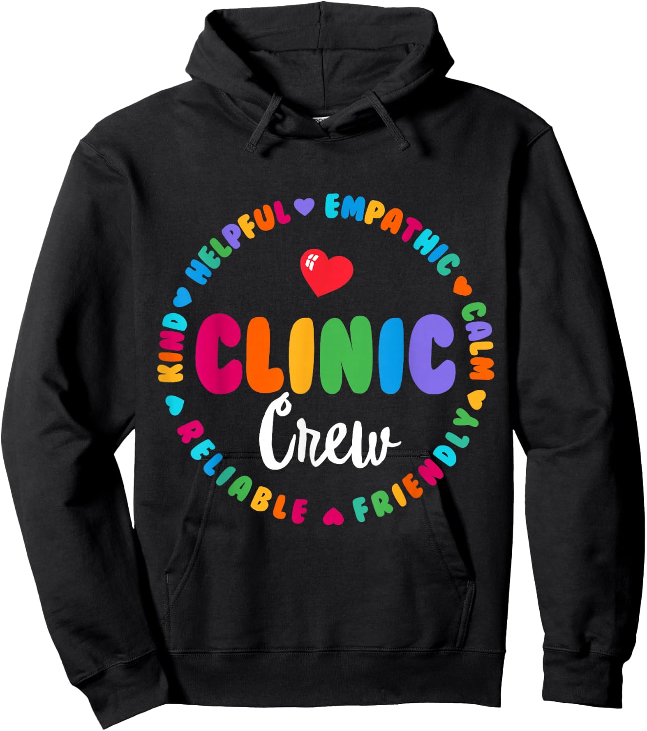 Clinic Crew For School Nurse Appreciation Week Back School Hoodie - Hoodie | Black