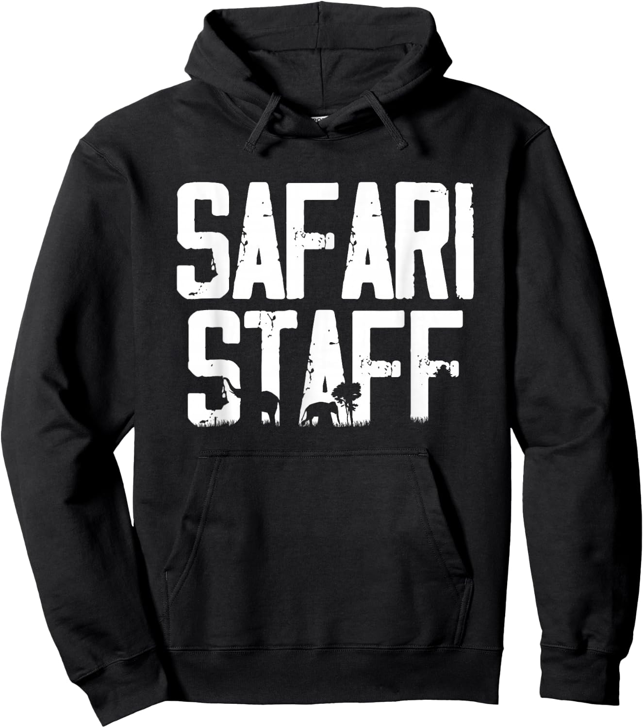 Safari Tour Guide African Safari Squad Zoo Safari Staff Hoodie - Hoodie | Black