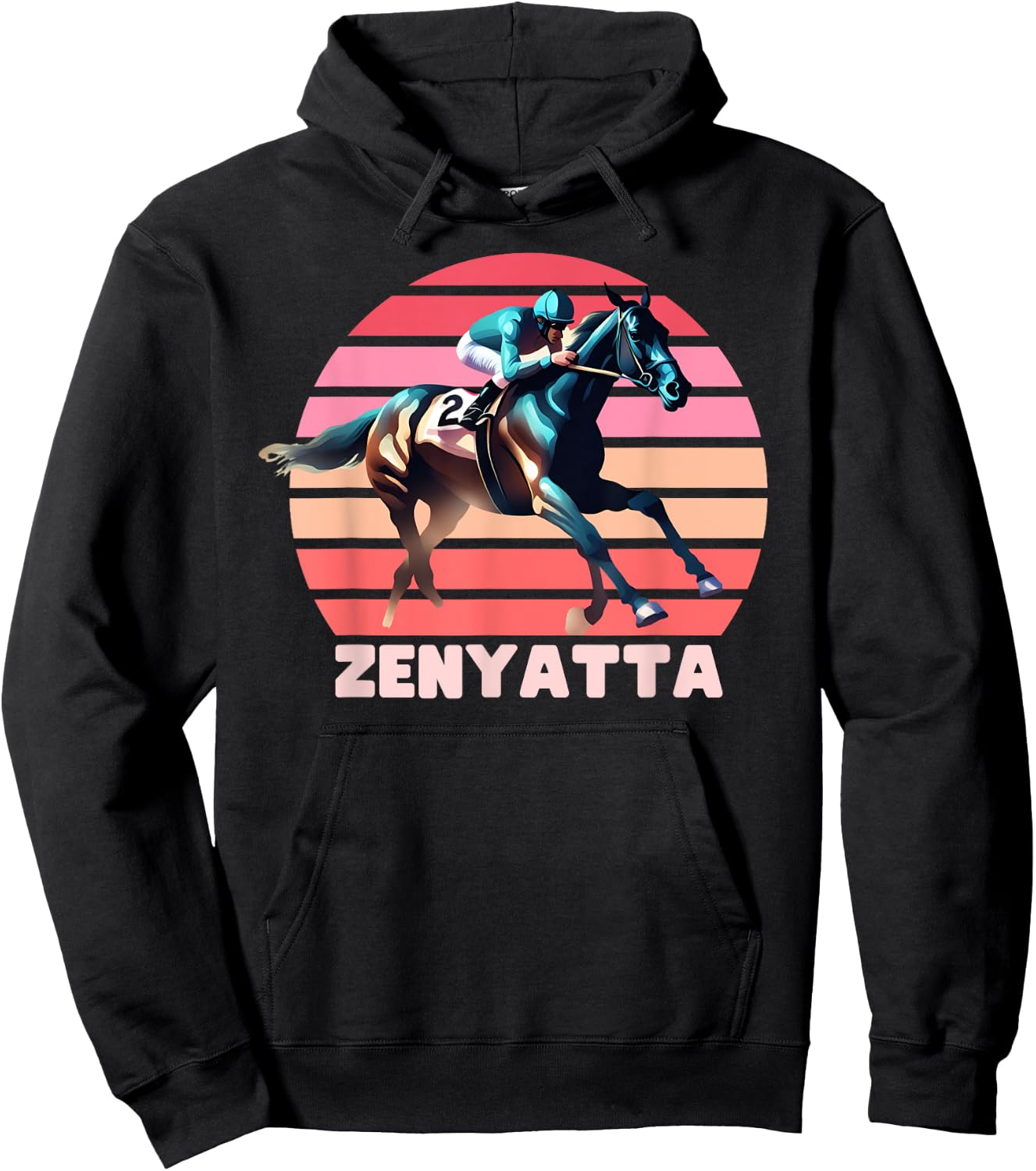 Zenyatta Horse, Horse Racing, Del Mar, Santa Anita Shirt Hoodie - Hoodie | Black